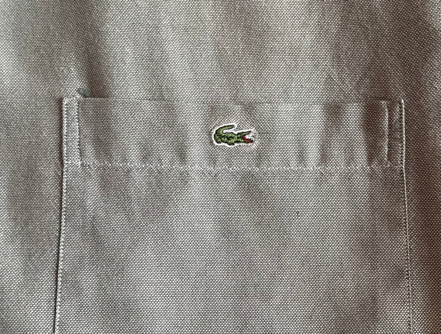 Chemise gris clair Lacoste