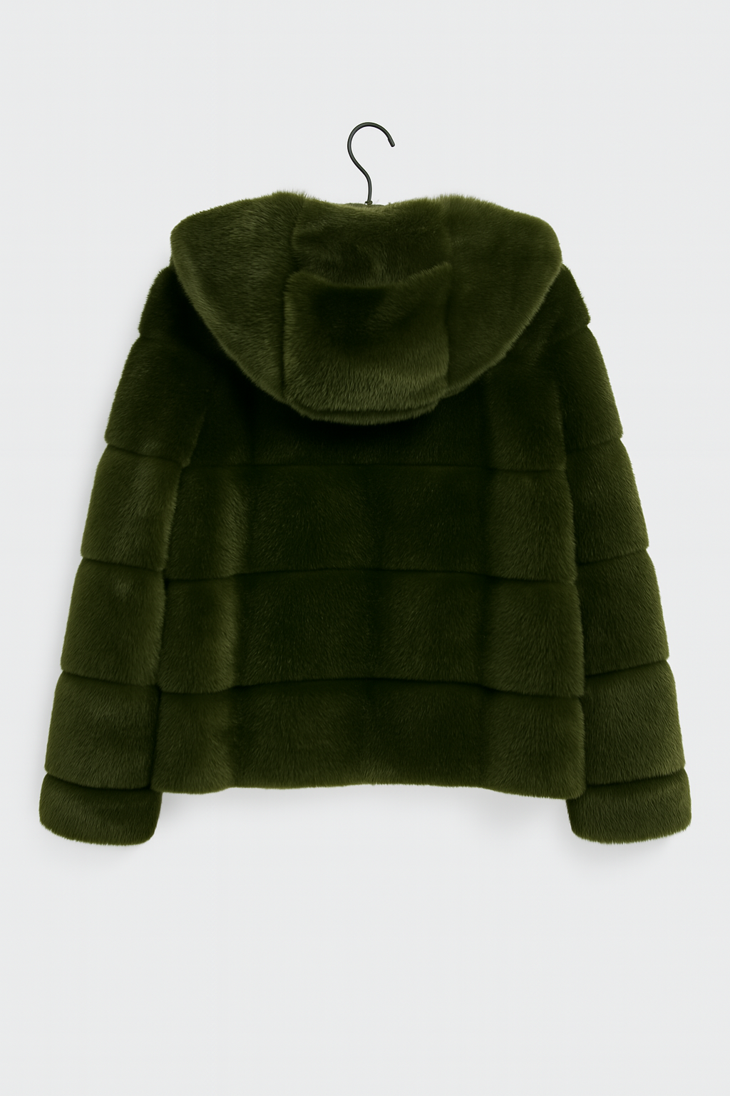 Veste fausse fourrure mi-long à poils