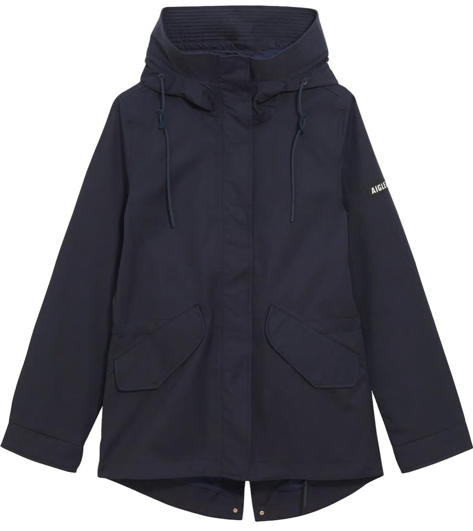 Parka courte imperméable coupe-vent