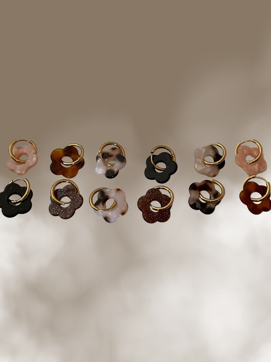 Créoles Flowers (interchangeables)