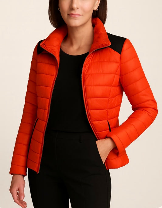 Doudoune légère orange