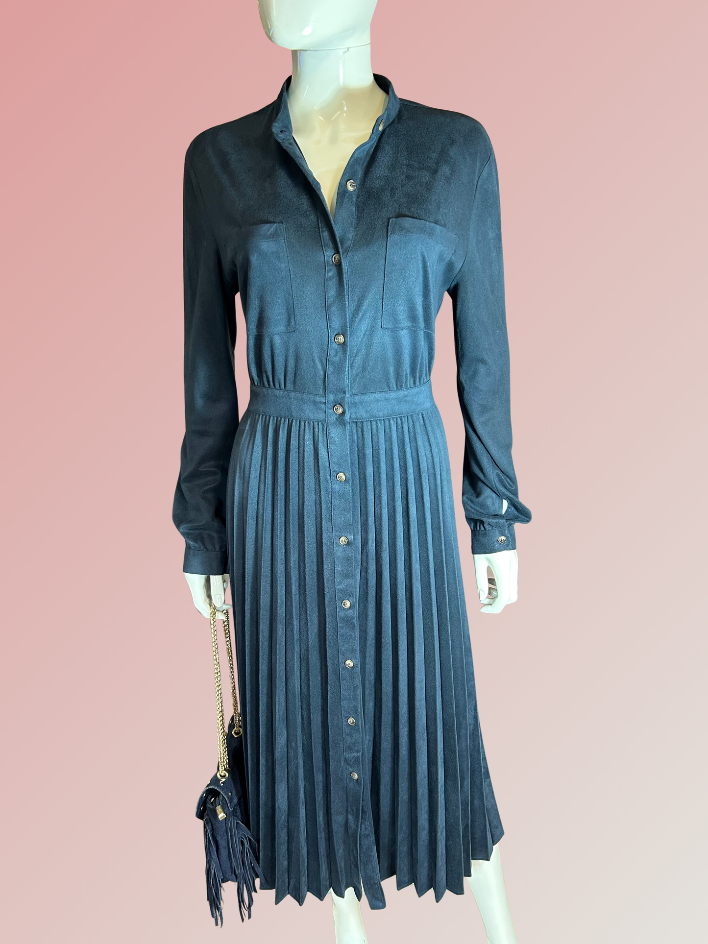 Robe effet velours