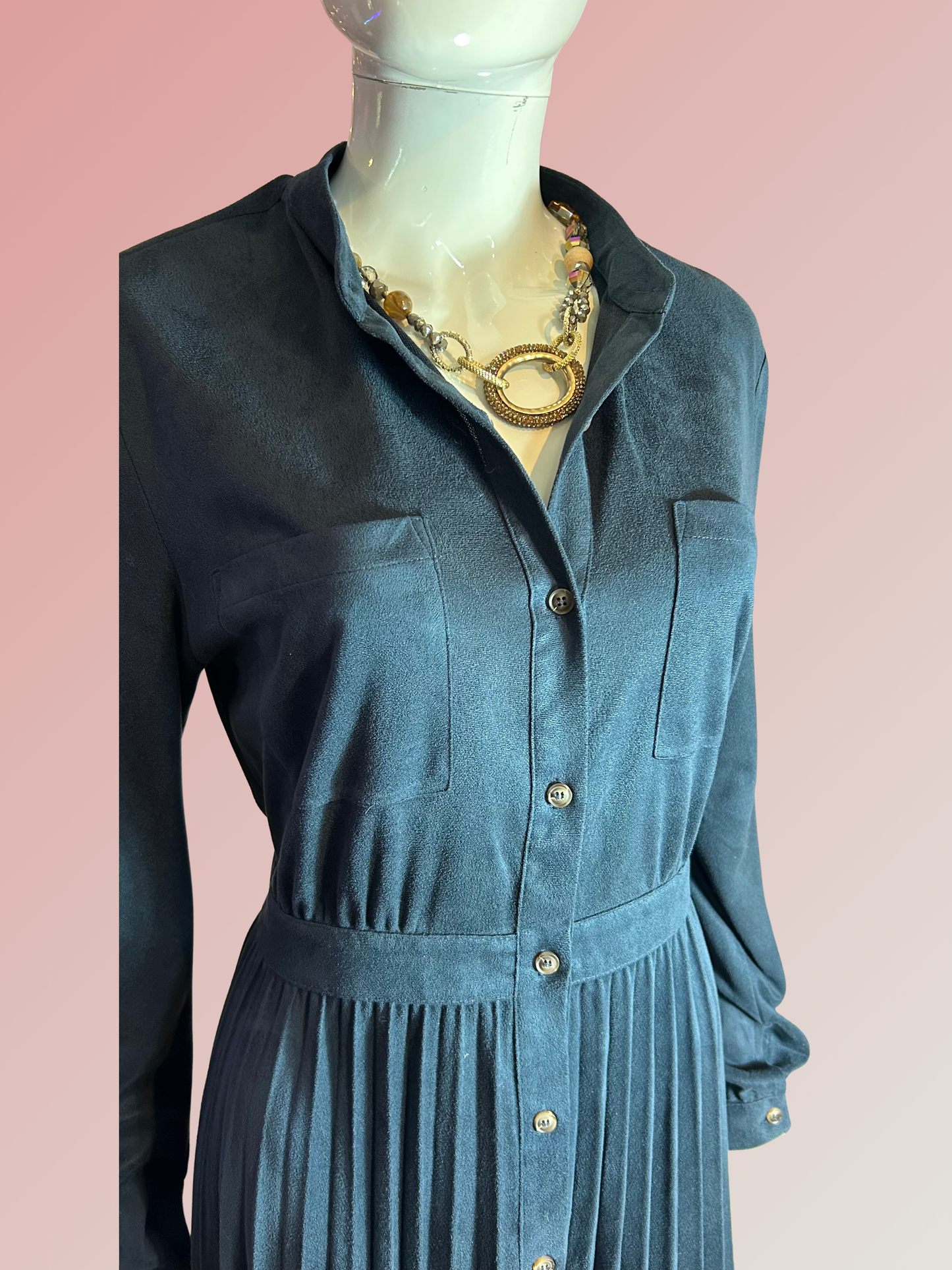 Robe effet velours