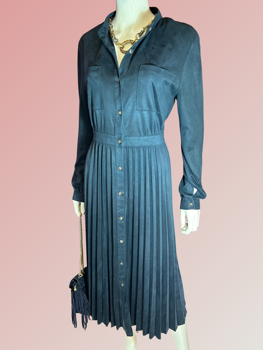 Robe effet velours