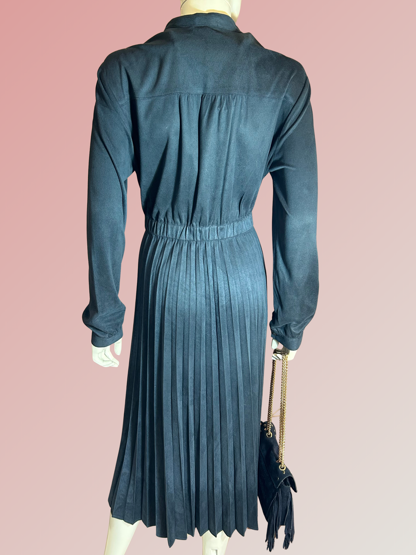Robe effet velours