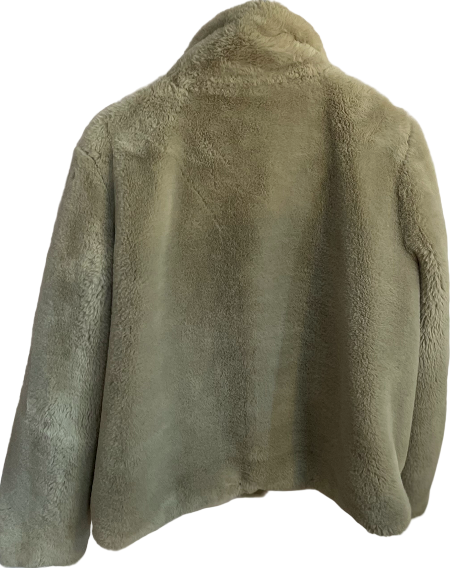 Veste mi-longue à poils