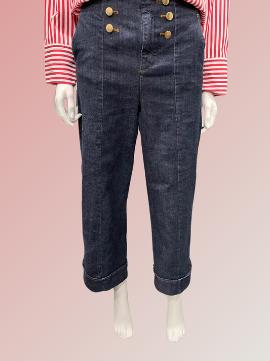 Jean Droit Taille Haute