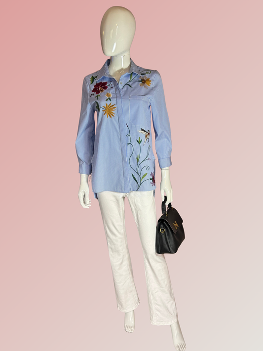 Chemise à fleurs