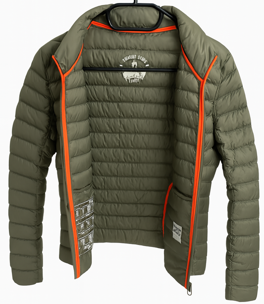 Blouson léger cintré taupe