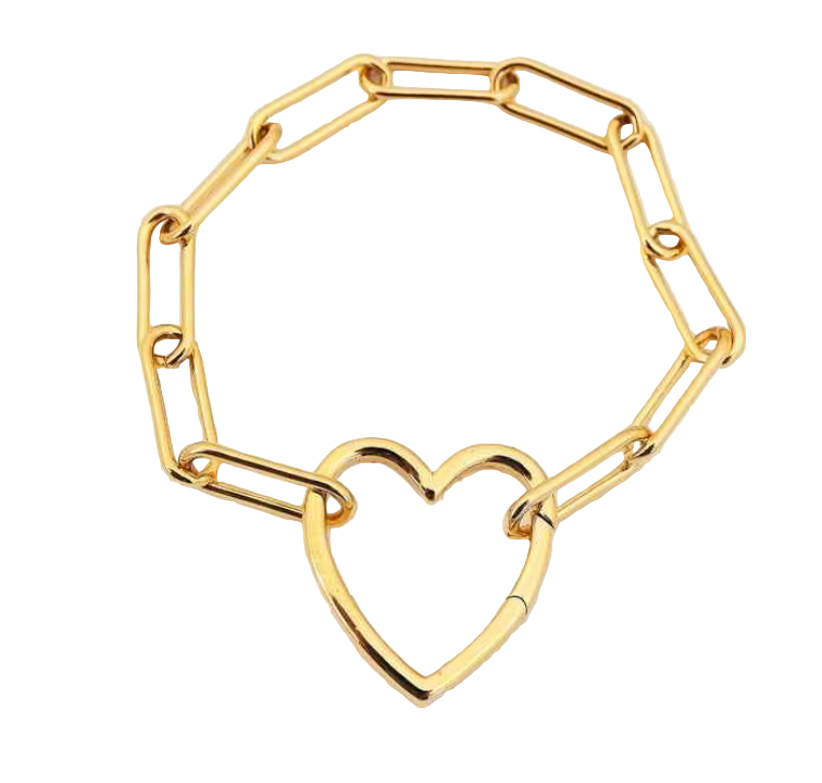 Bracelet chaîne trombone ♡