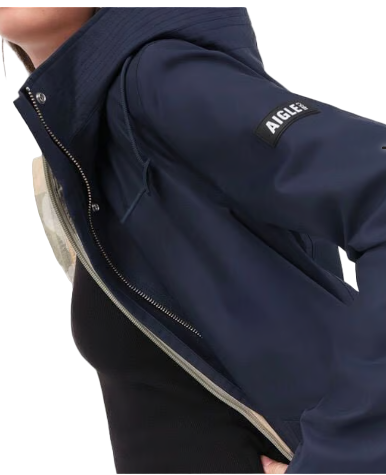 Parka courte imperméable coupe-vent