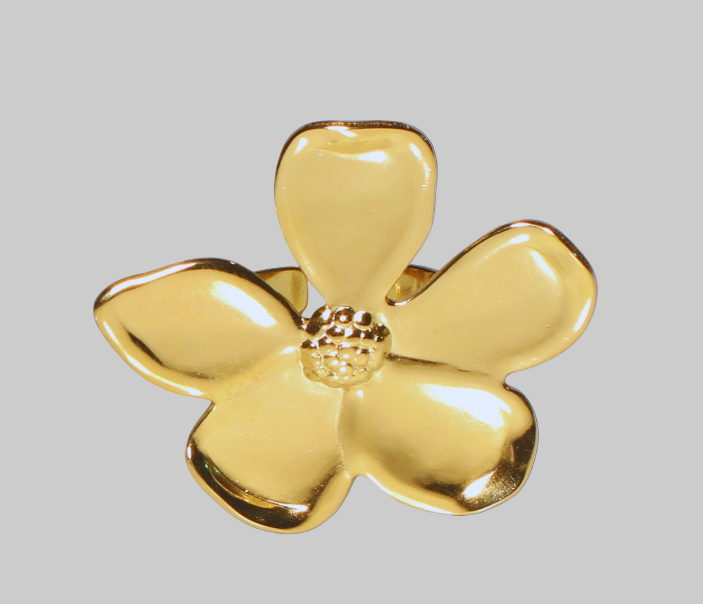 Bague fleur Ibiscus xxl