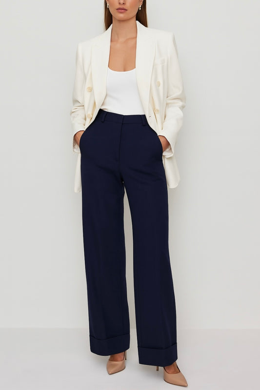 Pantalon bleu marine