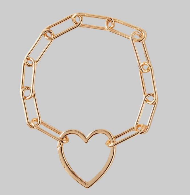 Bracelet chaîne trombone ♡